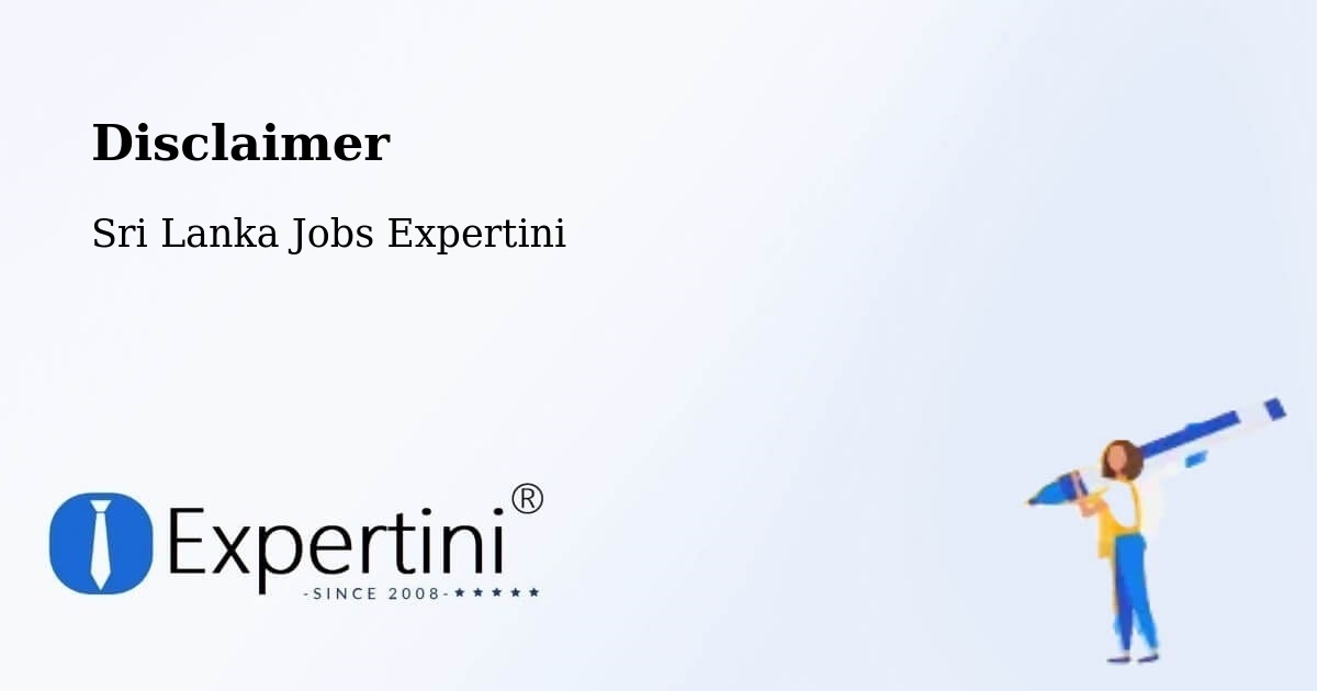 Disclaimer – Ella Town - Sri Lanka Jobs Expertini